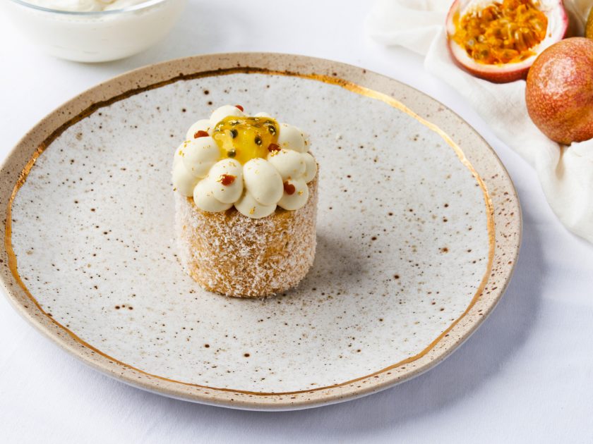 日本柚子百香果蛋糕